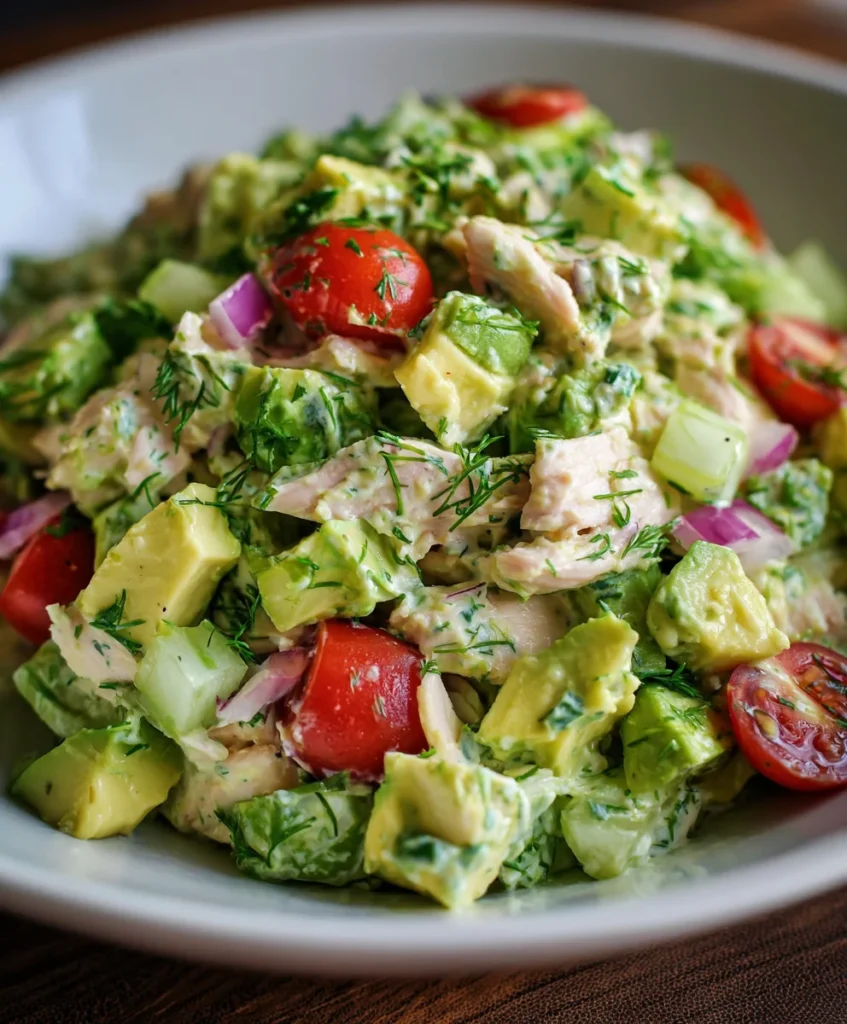Avocado Herb Chicken Salad