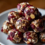 Cherry Cranberry Energy Bites