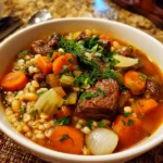 Beef Barley Persian Soup