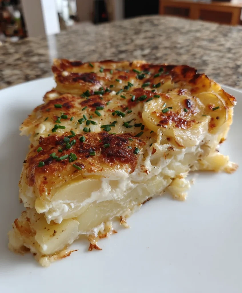 Creamy Cheese and Potato Pie