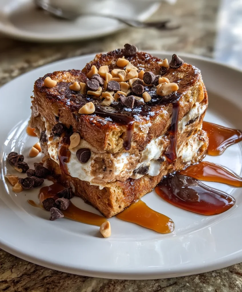 Peanut Butter Chocolate French Toast