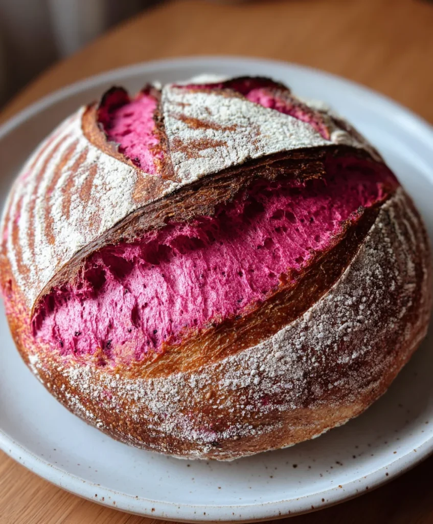 Pink Sourdough Bread