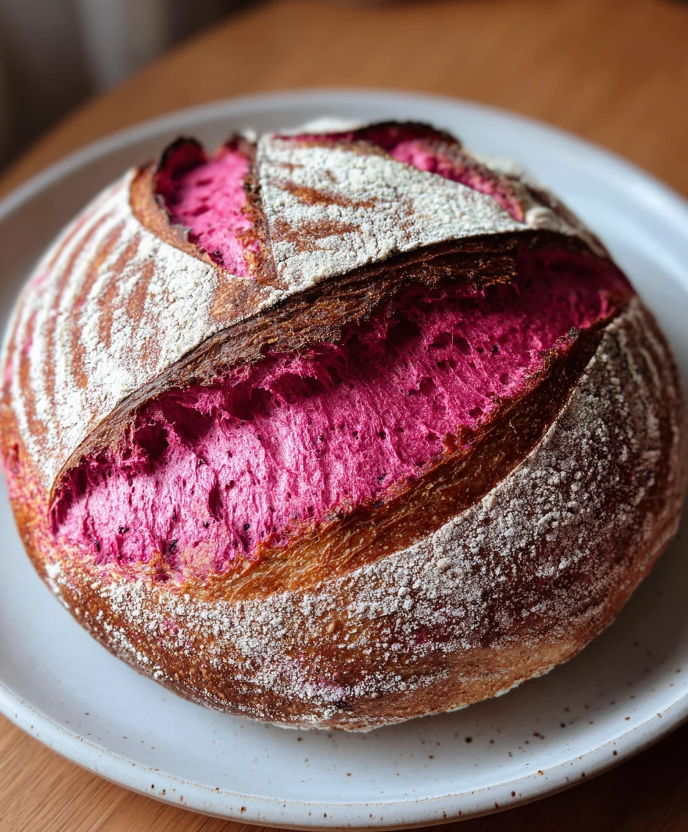 Pink Sourdough Bread