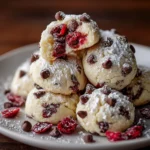 Cherry Chocolate Chip Shortbread Cookies Recipe