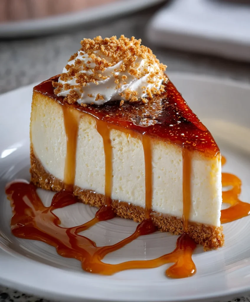 Bruleed Vanilla-Bean Cheesecake