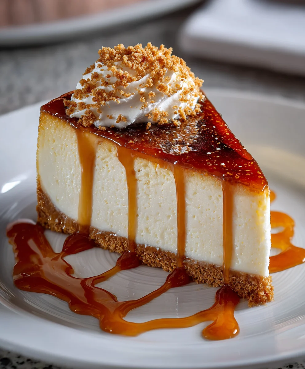 Bruleed Vanilla-Bean Cheesecake