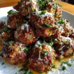 Oven-Baked Italian Meatballs