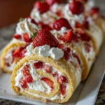 Strawberry Shortcake Cheesecake Rolls