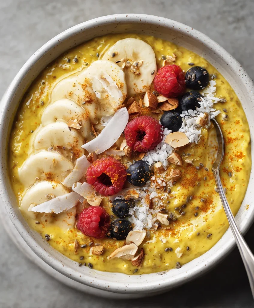 Vegan Golden Milk Overnight Oats