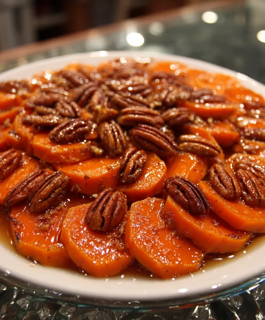 Candied Yams Toasted Pecans