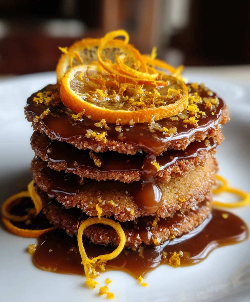 Orange Clove Cookies Spiced Glaze