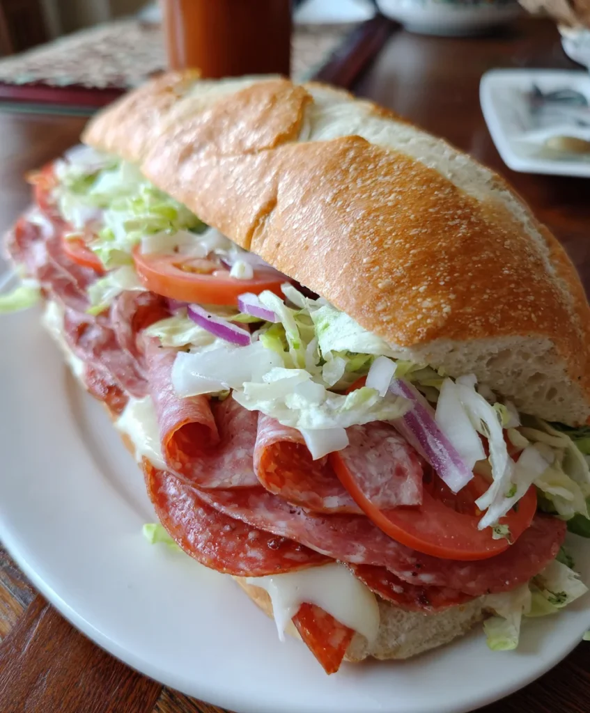 Italian Grinder Salad Sandwich