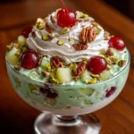 Traditional Watergate Fruit Salad with Pistachios