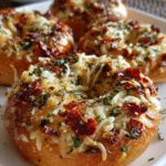 Sourdough Sun Dried Tomato Bagels with Herbs and Cheese
