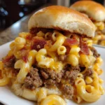 Mac Cheese Bacon Burger Rolls