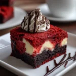 Red Velvet Cheesecake Brownies
