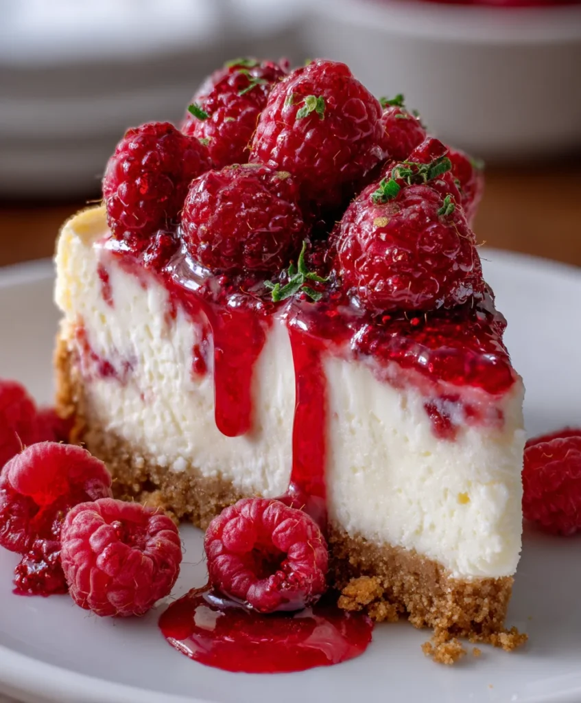 White Chocolate Raspberry Cheesecake Bliss