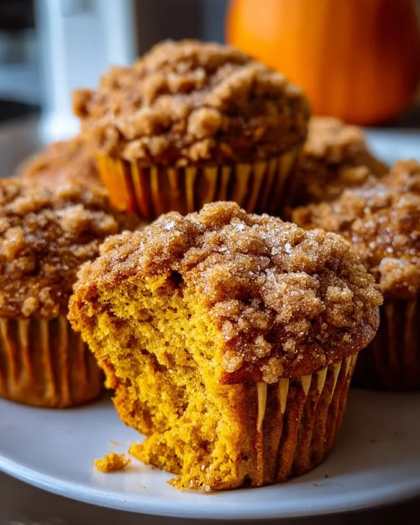 Delicious copycat Panera pumpkin muffins fresh out of the oven