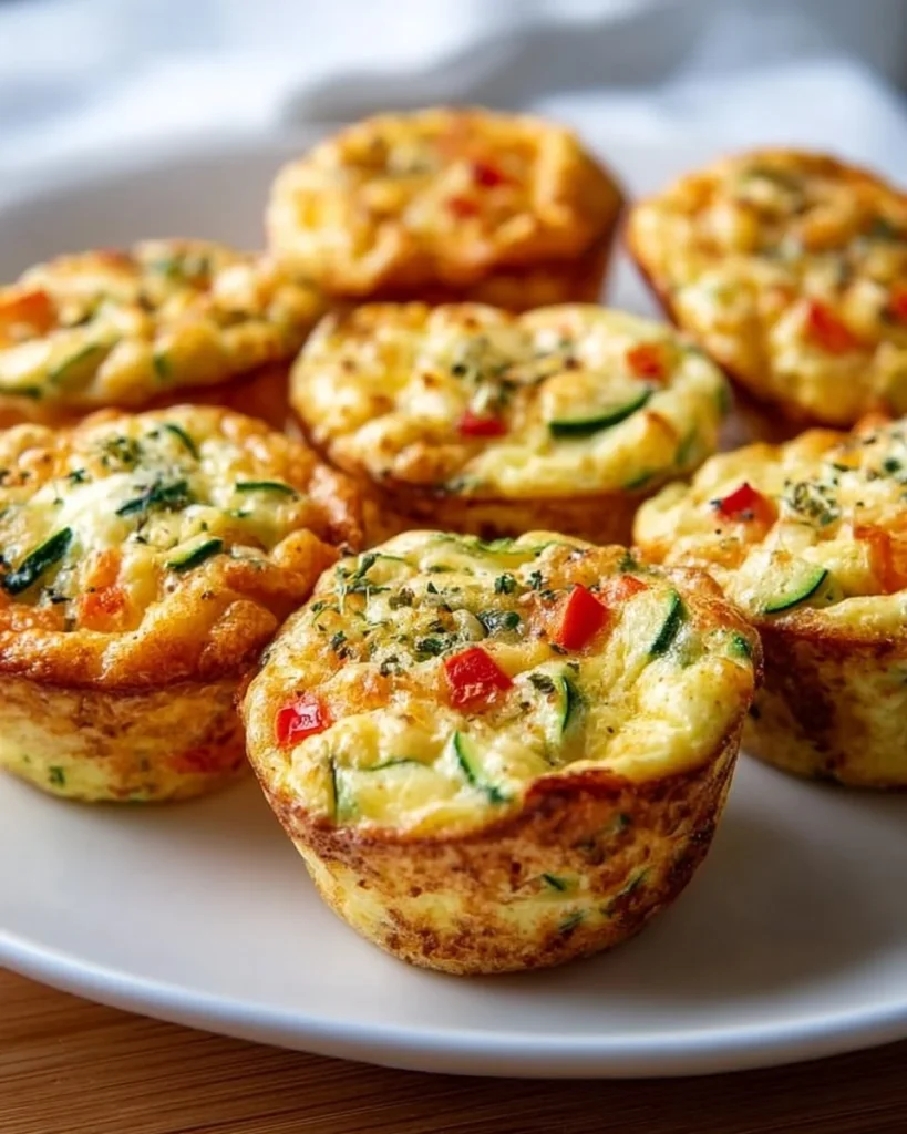 High protein zucchini muffins made with egg whites