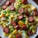 Kielbasa and Cabbage Foil Packs