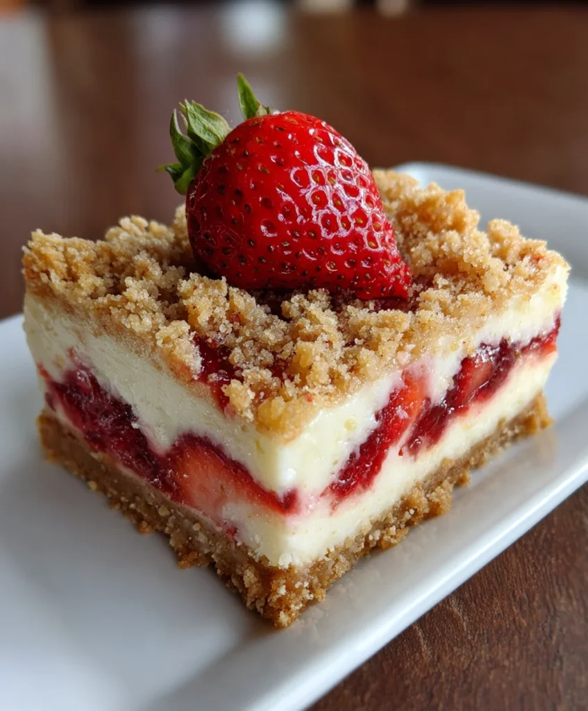 Strawberry Crunch Bars