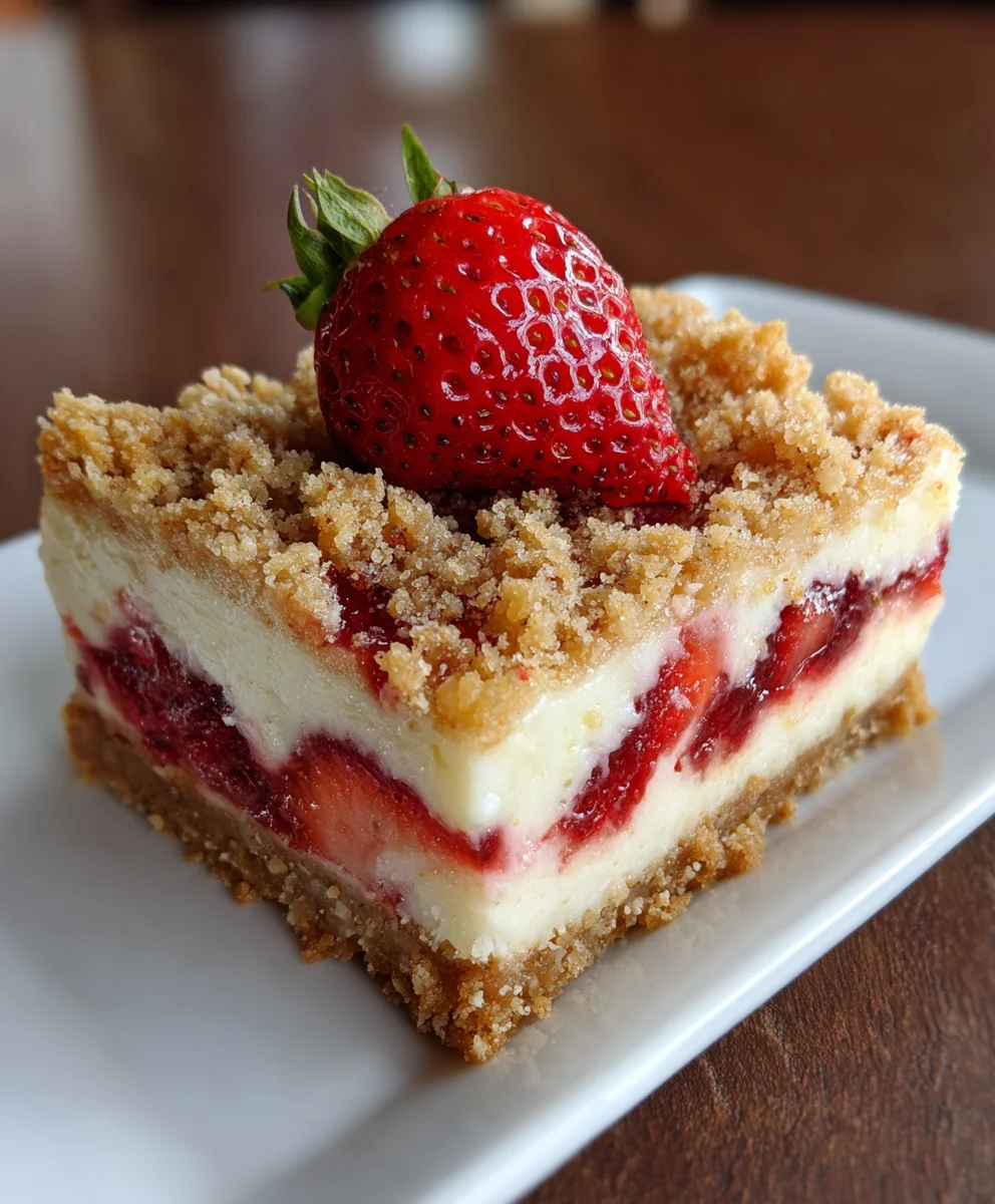 Strawberry Crunch Bars