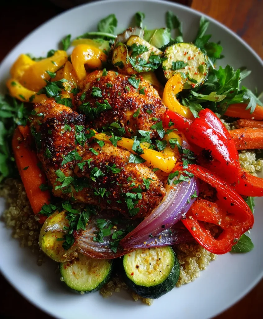 Paprika Roasted Vegetable Quinoa