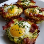 Keto Bacon Egg Zucchini