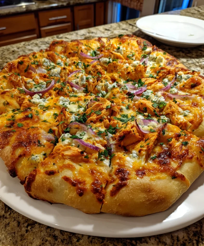 Bold Buffalo Chicken Pizza