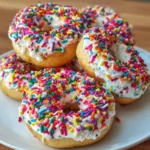 Rainbow Sprinkle Protein Bagels