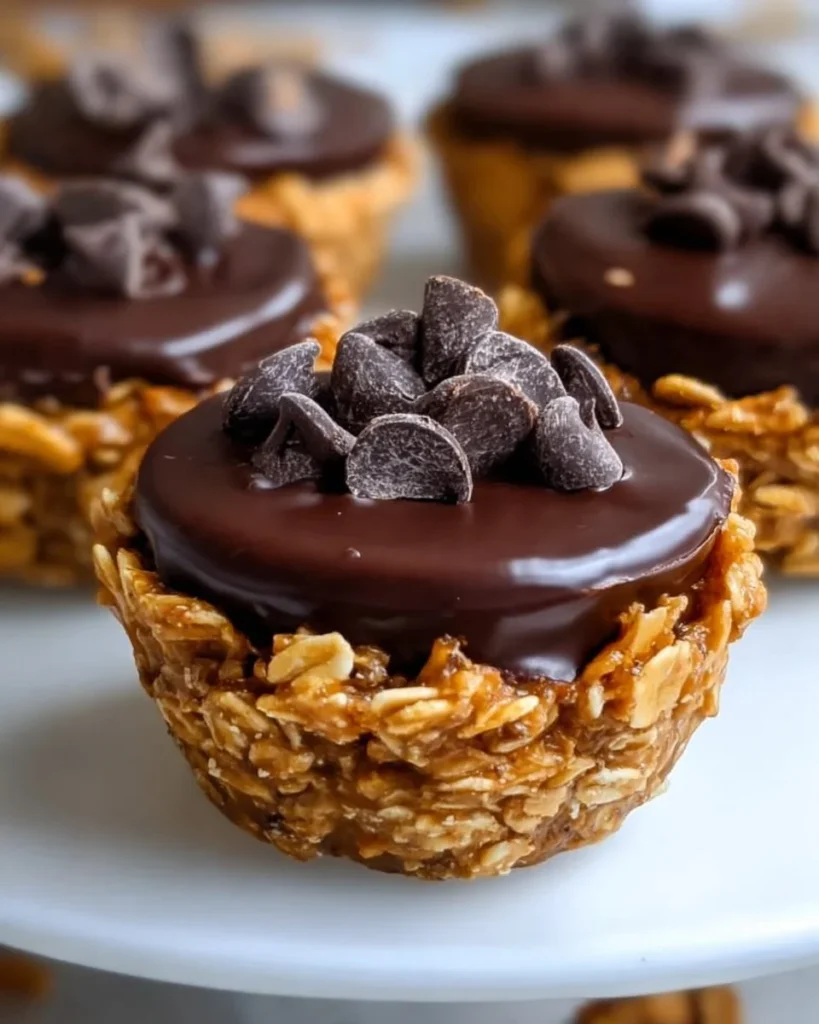 No Bake Peanut Butter Granola Cups for a healthy snack