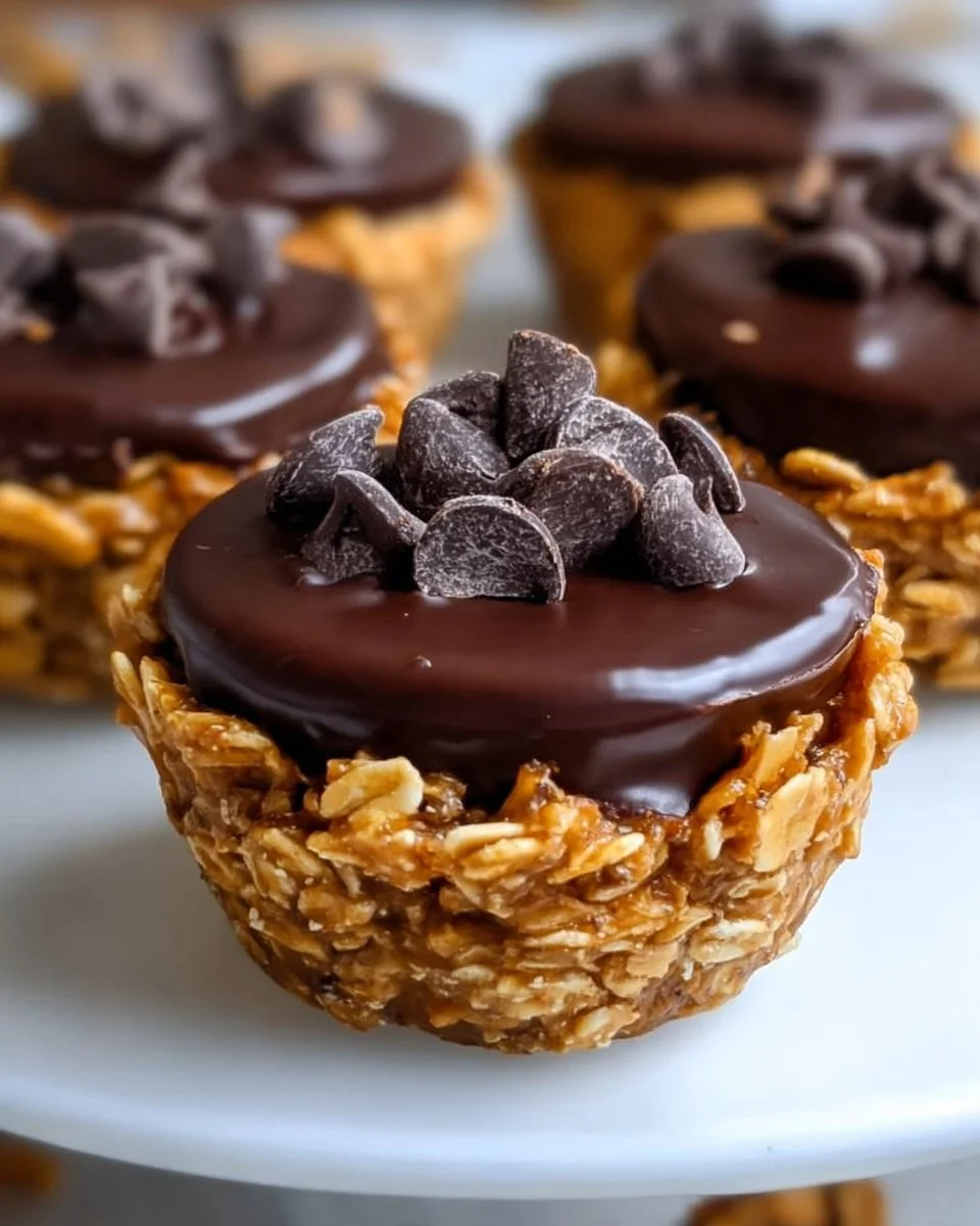 No Bake Peanut Butter Granola Cups for a healthy snack