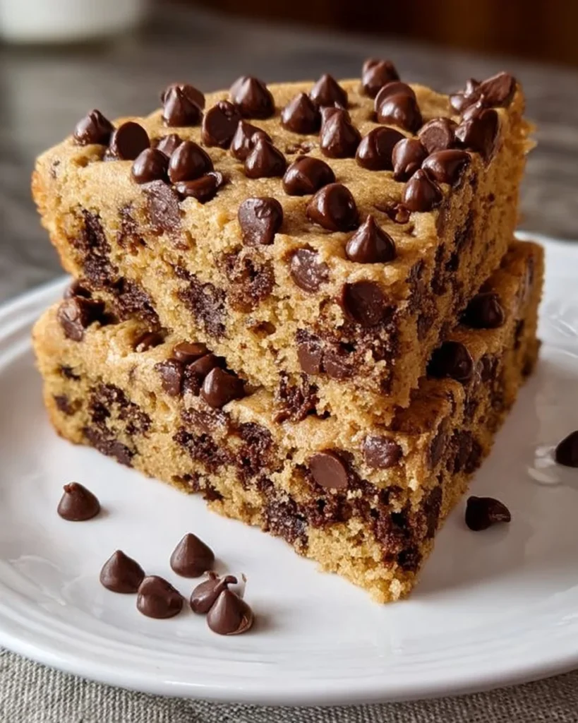 A delicious Chocolate Chip Cookie Cake topped with chocolate chips and frosting