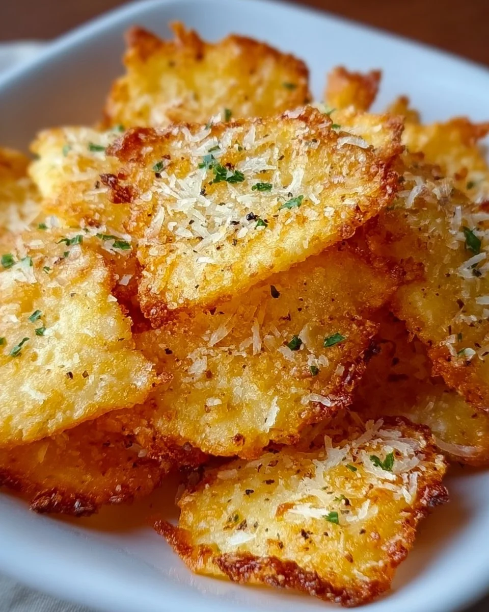 Healthy cottage cheese chips snack in a bowl