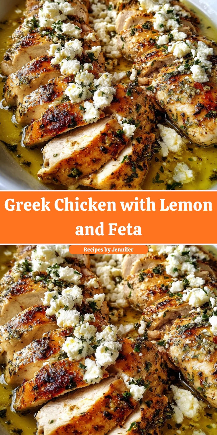 Greek Chicken with Lemon and Feta