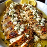 Greek Chicken with Lemon and Feta